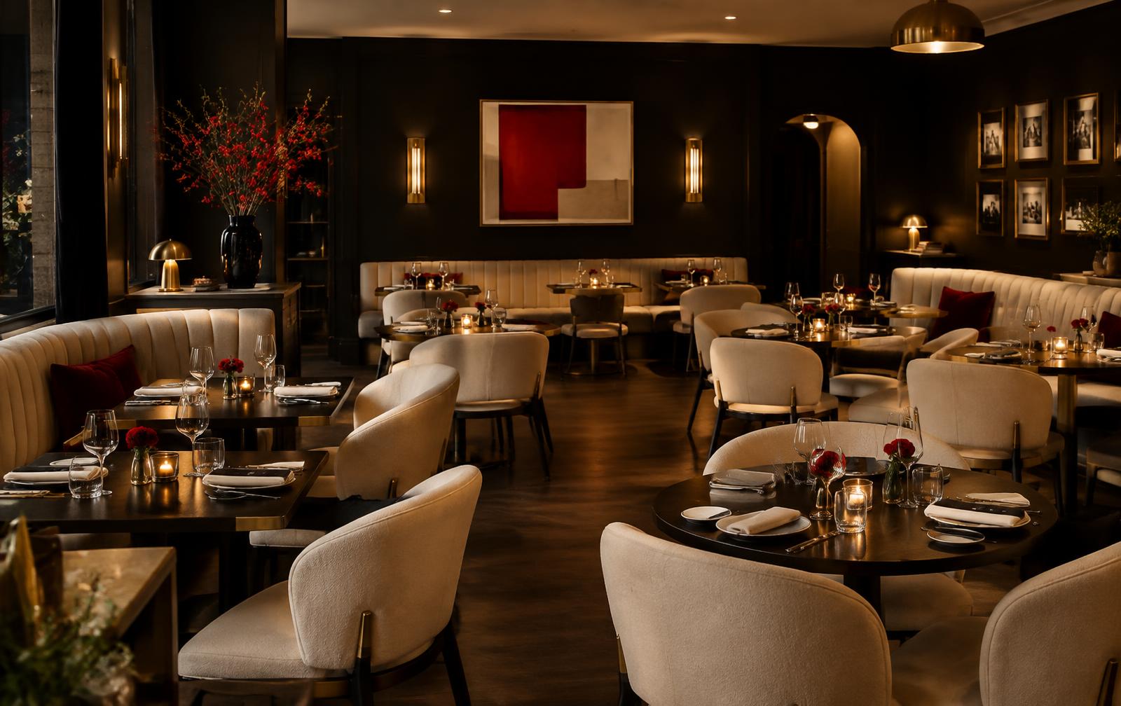 Concept imagery of the Bistro dining room