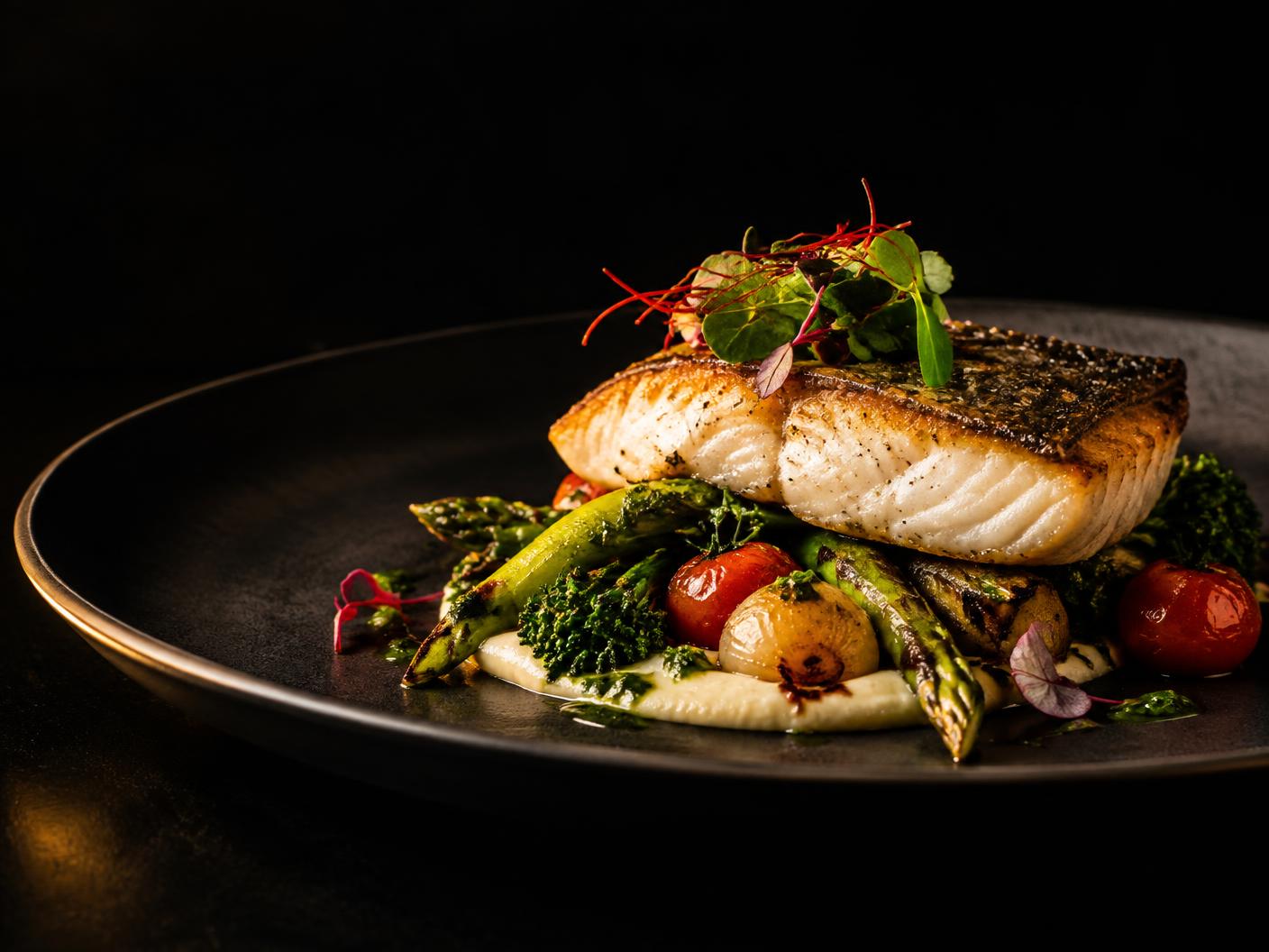 Concept imagery for Signature dish; final Bistro photography forthcoming